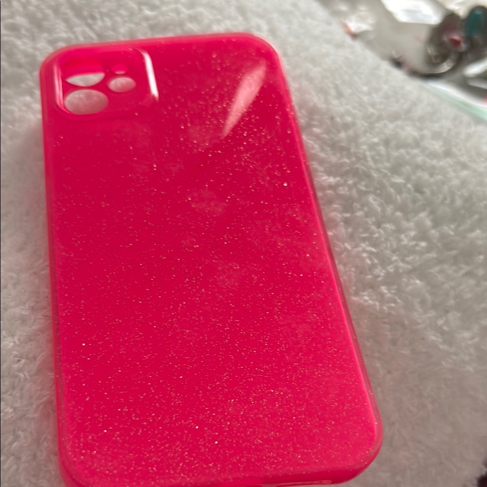 Glitter Pink Phone Case